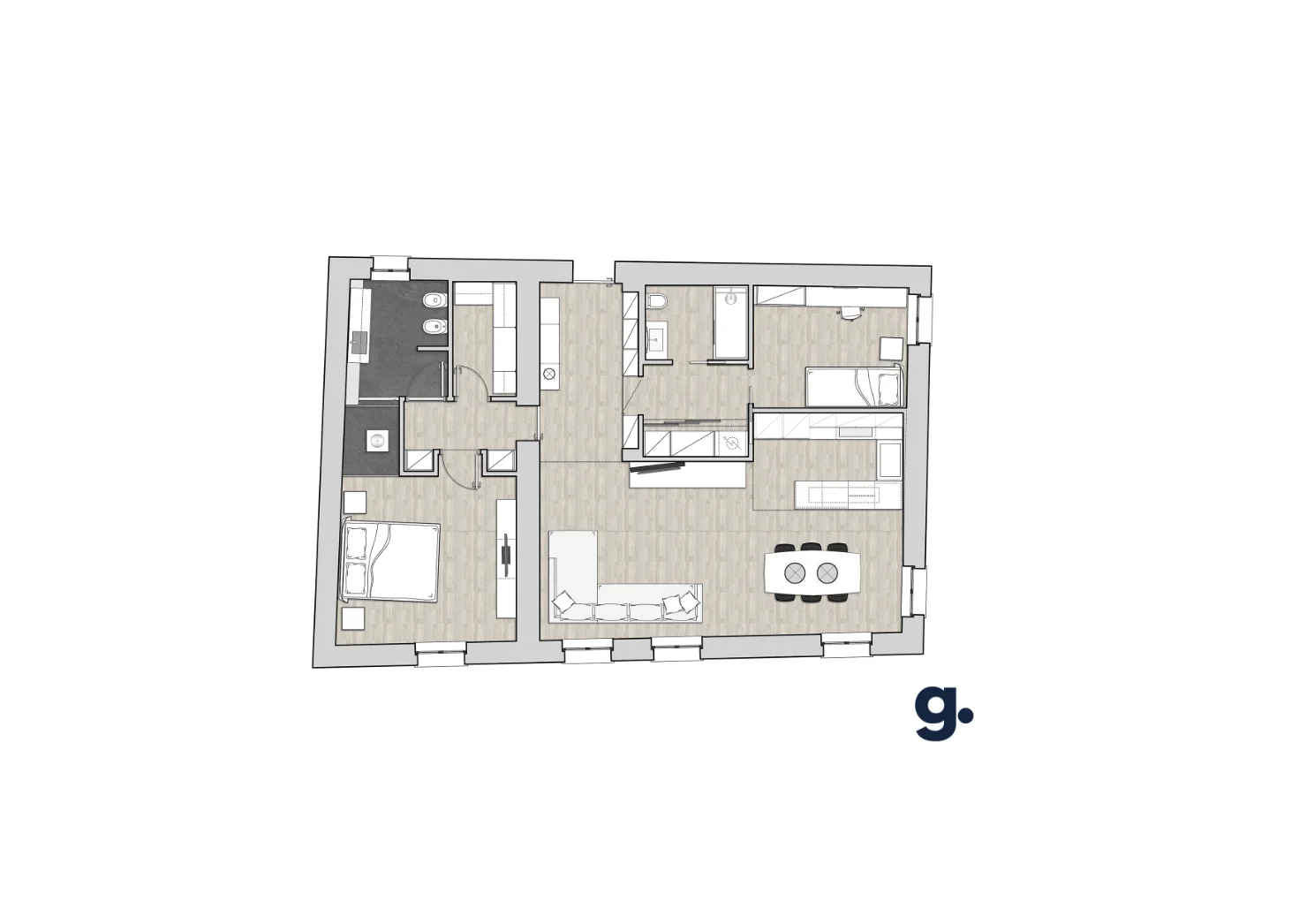 Loft FB, Verona — floor plan